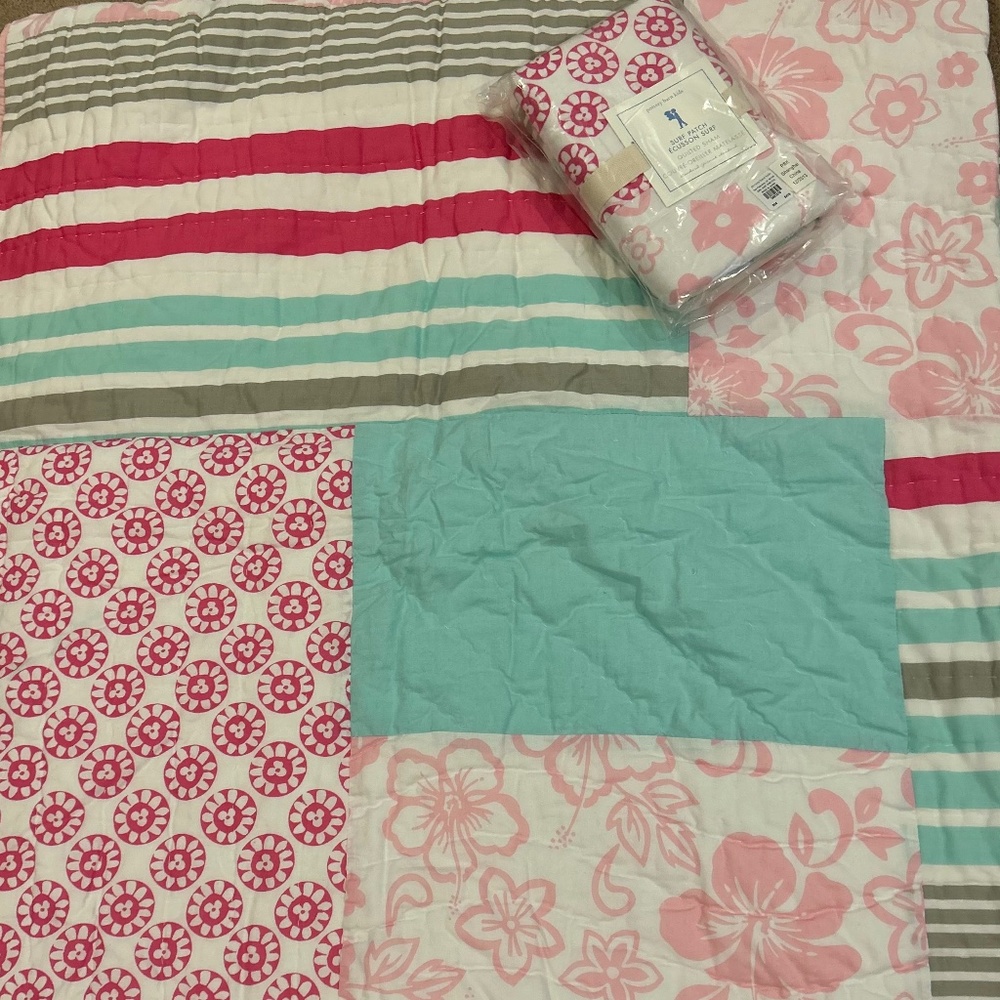 Pottery Barn Kids Surf Patch Quilt